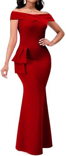 Image of VisiChenup Elegant Wedding Guest Formal Dresses for Women