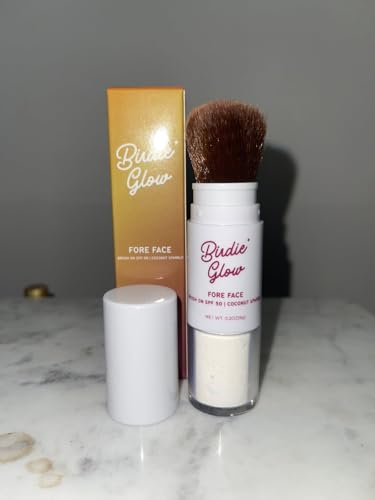 Birdie Glow Brush on SPF 50| Beach Essentials, Zinc Oxide