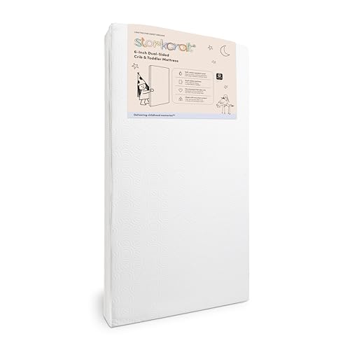 Storkcraft 6-Inch Dual-Sided Crib & Toddler Mattress