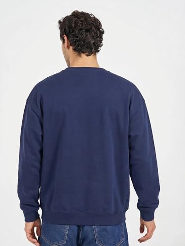 Image of FYLTR Men's Solid Sweatshirt | Regular Fit | Casual Winter Sweatshirt for Men
