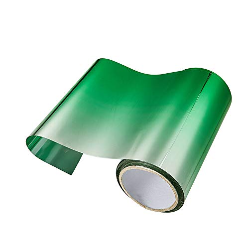 ALOEU Pellicola Oscurante per Auto Pellicola Antivento Anteriore Superiore Gradiente di Protezione Solare 20X150 Cm (Verde)