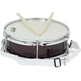 Con bordón DB Percussion DB0093 - Caja infantil 12\" x 4\" 6 divabed-bord-torn, color rojo vino