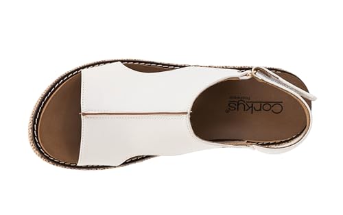 Image of Corkys Footwear Womens Carley Wedges, Featuring Corkys EVA Foam Cushioned Insoles, A 2.5 Inch Heel, Lightweight For All Day Wear, And Hook And Loop Closure