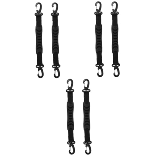 GANAZONO 6pcs Carrier Straps for Ski Boots Shoulder Sling Leash Sturdy Roller Skate Accessories for and Hands Carrying Convenient Pocket Design