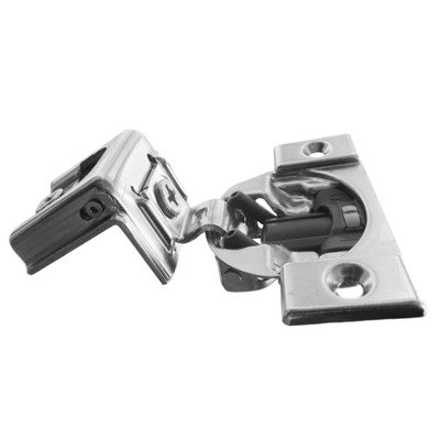 Blum, Compact Blumotion 38C (Round Cup) Hinge & Plate, For 1-1/4' Overlay, Wraparound, Screw-On, 20-Pack