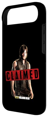 Coque iPhone Walking Dead Daryl Dixon Claimed en silicone noir protégeant les chocs - 3