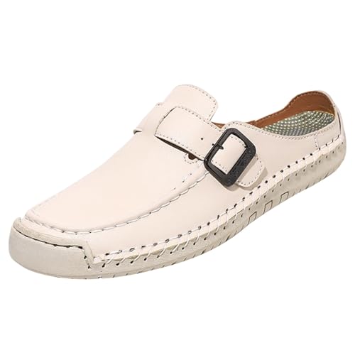 Mocasines sin espalda casuales para mujer: zapatos planos minimalistas para uso diario