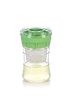 KEFIRKO Cheese Maker - El Set Ideal para Preparar Queso de Kéfir en Casa | Pack Cheesemaker + Librito de Recetas Descargable en PDF | 900 ml | BPA Free | Verde