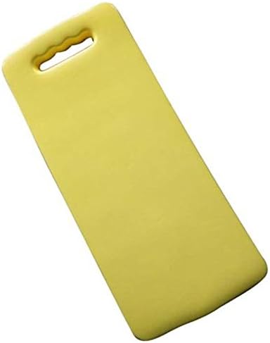 Hongwo Waterproof NBR Foam Kneeling Cushion Kneeler Pad Gardening Seat Mat Knee Mat with Handles for Baby Bath, Exerise, Prayer, Work-15.7"x7.1"x1.2"-Yellow