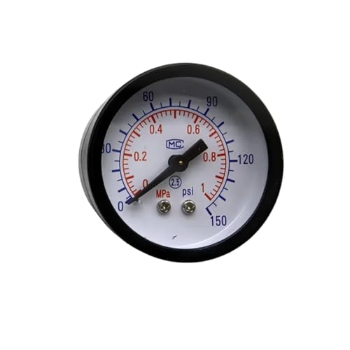 Manomètre compresseur air Y40 1/8 boîtier fer robuste - 4