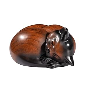 Kriss Art Schlafende Katze Urne s1