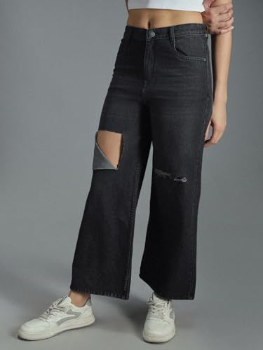 Image of HIGH Star Women's Regular Fit Mid Rise Jeans