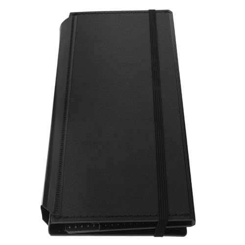 Porte-documents pliable à 3 volets noir NUOBESTY format lettre pour infirmiers