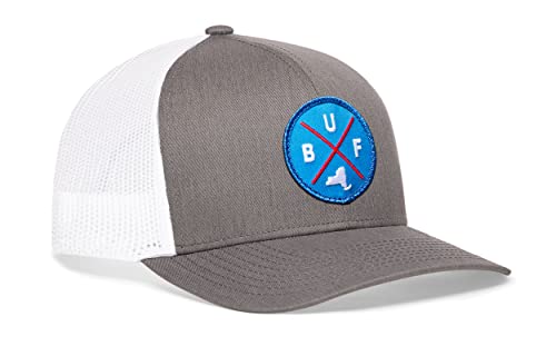 Image of HAKA State City Trucker Hat for Men & Women, Adjustable Baseball Hat, Mesh Snapback, Sturdy Outdoor Black Golf Hat