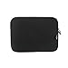 Emartbuy Black Water Resistant Neoprene Soft Zip Laptop Sleeve for 10-12 Inch Notebooks and Tablets