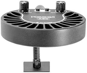 Kessil A80 LED light mounted on a Mini Gooseneck over an aquarium