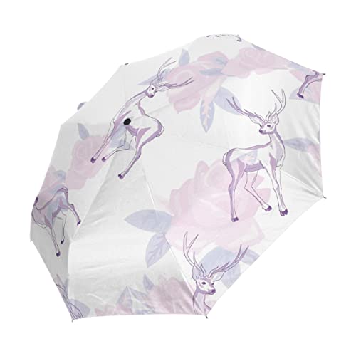 Parapluie pliable automatique résistant au vent pour éviter de se mouiller
