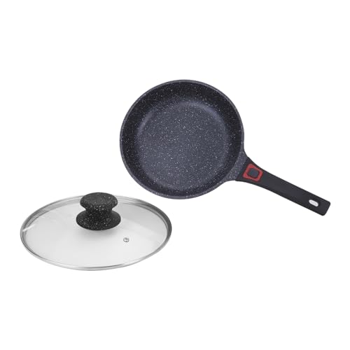 Nonstick Frying Pan Dish Cookware Compatible with All Stovetops (Gas, Electric & Induction) 11 Inch, 28, zr-006