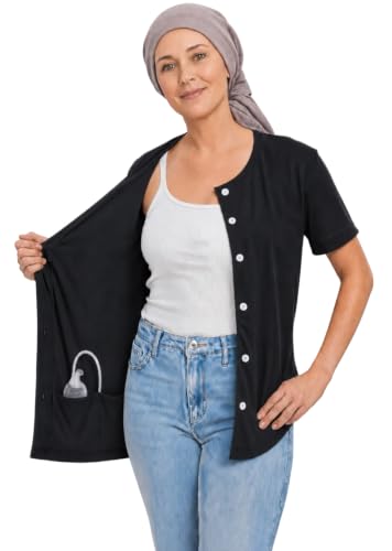 Hidden Drain Pocket Crew Neck Shirt