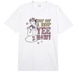Betty Boop Boop OOP A Doop Yee Haw! Cowgirl Distressed Comfort Colors Adult Heavyweight T-Shirt