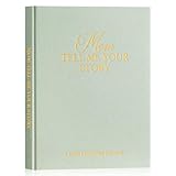 Lanpn Mom Life Story Book Guided Journal with 270+ Prompts, Linen Hardcover Mom Memory Keepsake Journal to Share Her Life & Love, Mother's Day Birthday Christmas Gift for Mom, Sage Green