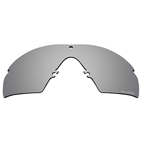 Image of Alphax Polarized Replacement Lenses for Oakley Si M Frame 3.0 OO9146 Sunglasses - Glare Reduction | Precision Cutting