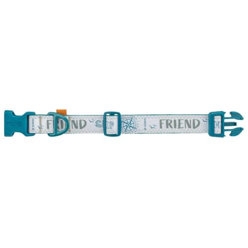 Trixie BE Nordic Halsband, extra breit, XS-S, Pet-Blau