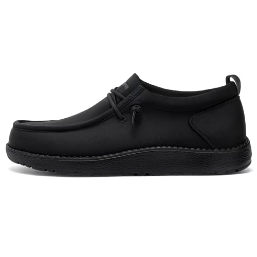 Image of ITAZERO Men Extra Wide Shoes - 4E to 5E Wide Toe Box Shoes for Men XX Wide Width Swollen Feet - Men's Loafers & Slip-ons with Arch Support Insole for Plantar Fasciitis