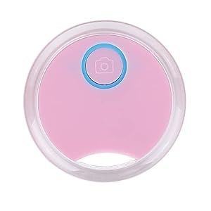 通用 Sjye Key Anti-verloren Alarm, S8 Ronde BT Anti-verloren Apparaat Smart Key Finder Draadloze Tracker (Roze)