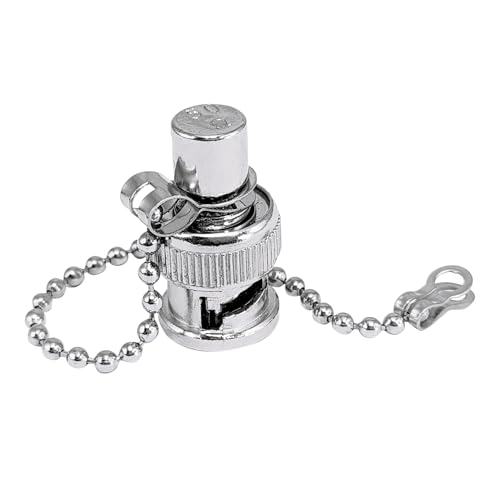 Image of MX BNC Male 50 Ohm 1W RF Dummy Load Termination Resistor with Chain - Coaxial Connector Adapter
