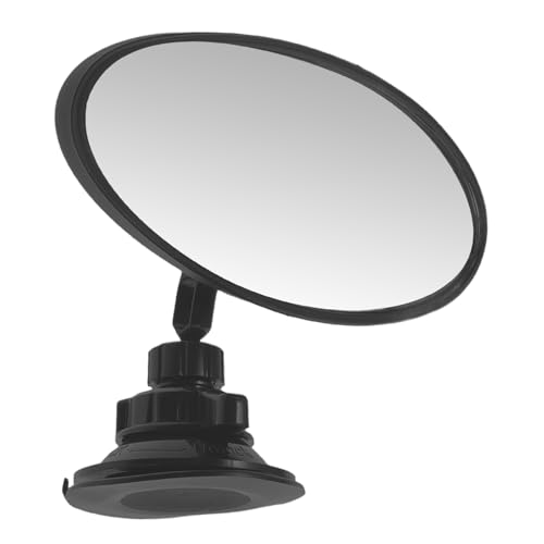 Cabilock Car Rearview Mirror with Suction Cup Mount 360° Rotating Baby Viewing Mirror for Pontoon Boat