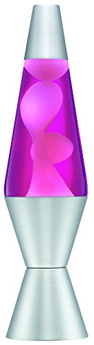 Lava Lamp 35,7 cm, rosa transparente