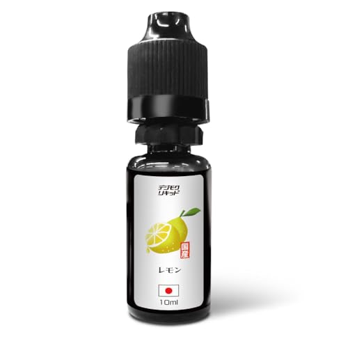 【10ml】デジモク 電子タバコ リキッド 日本製 国産 日本生産 vape メンソール ニコチン 無し タール無し ベイプ お試し メンソール タバコ味 (レモン)