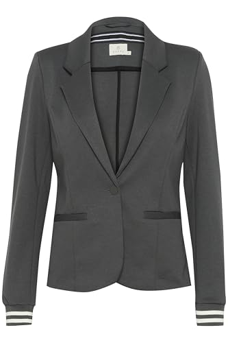 Blazer en maille KAFFE pour femme veste coupe droite à manches longues