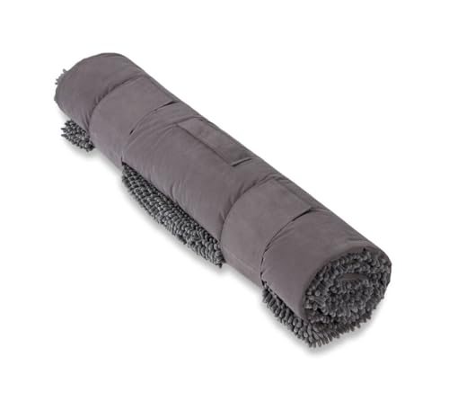 Couverture de voyage Vagabund imitation peau de mouton Gris