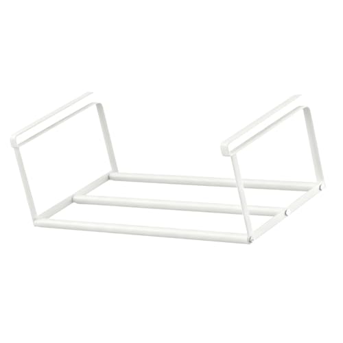 OVAQUIXI No Tools Needed! Under Cabinet Hanging Shelf, Adjustable Tension