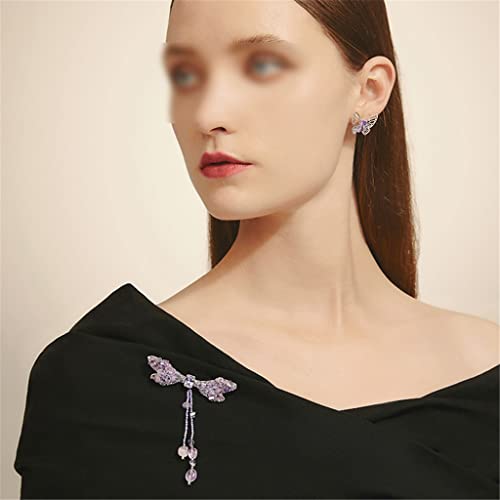 Broche Papillon en perles faites main pour robe et manteau - 5