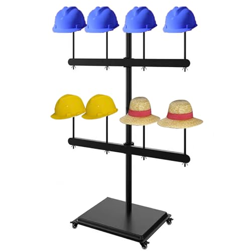 Motorcycle Helmet Display Rack Commercial, Portable Cowboy