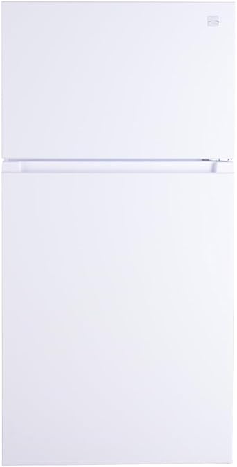 Kenmore 33 in. 20.5 cu. ft. Capacity Refrigerator/Freezer with Full-Width Adjustable Glass Shelving, Humidity Control Crispers, ENERGY STAR Certified, White