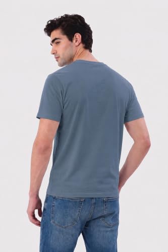 Image of Van Heusen Men's Crew Neck T-Shirt - Soft & Breathable Cotton | Regular Fit | Comfortable Everyday Casual Wear | Short Sleeves | Summer Favorite |Solid Colors | Style 60052|Available in Pack of 1 & 2
