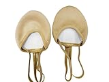 Dance Canvas Pirouette Half Toe Sole Shoes for Girls Women Rhythmic Gymnastics Socks for Ballet Jazz Competition Women Lyrical Shoes Womens Dance Shoes Canvas Ballet Shoes for Girls Boys M