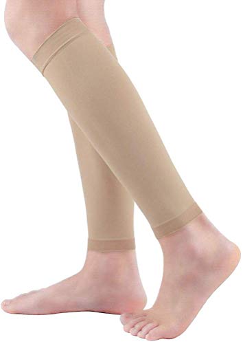 Kleitung Premium Calf Compression Sleeve Women 2 Pairs 20-30mmHg Calf Support Pain Relief