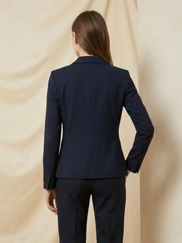 Image of ROCKSY Black Smart Casual Formal Blazer for Women, Regular Fit Stylish Blazer for Women