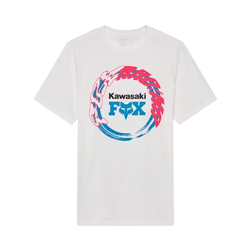 T-Shirt Kawasaki Fox Racing Noir pour Adulte