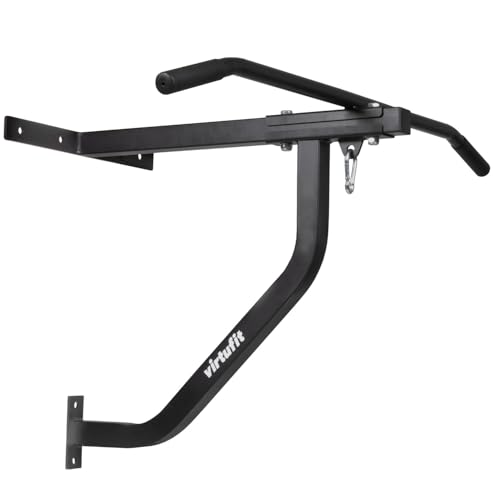 VirtuFit Soporte de pared para saco de boxeo con barra para dominadas, boxeo, saco de boxeo suspendido
