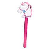 Fun Express Inflatable Cowgirl Stick Horse. Vinyl. Inflated, 34