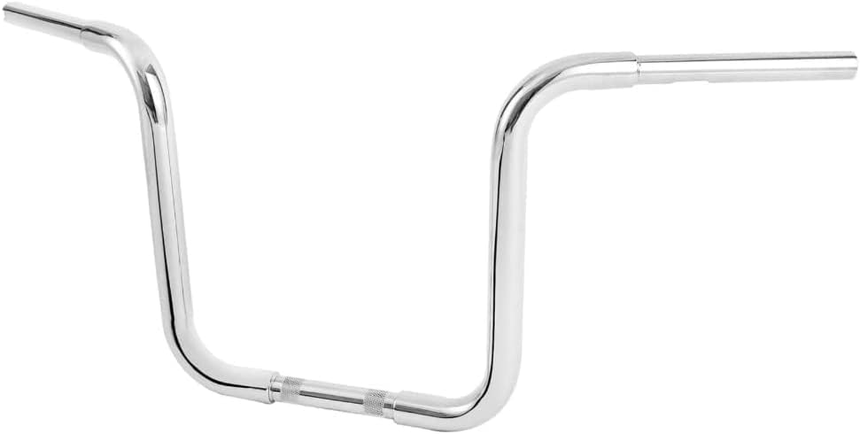 Chrome 14" Rise 1-1/4" Ape Hanger Handlebar For Harley Davidson FLST FXST SportsterXL (Iron) LZY1584