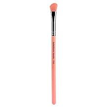 Bdellium Tools Professional Makeup Brush - Pink Bambu Series 766 Angled Shadow - With Soft Synthetic Fibers, For Applying Eyeshadow Pink, 1pc