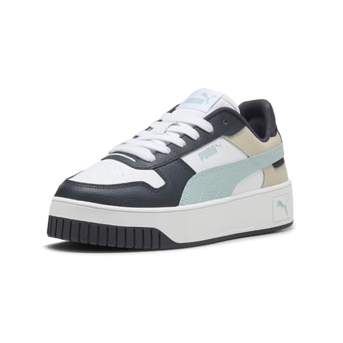 PUMA Womens Carina Street Platform Lace Up Sneakers Shoes Casual - White - Size 8 M2
