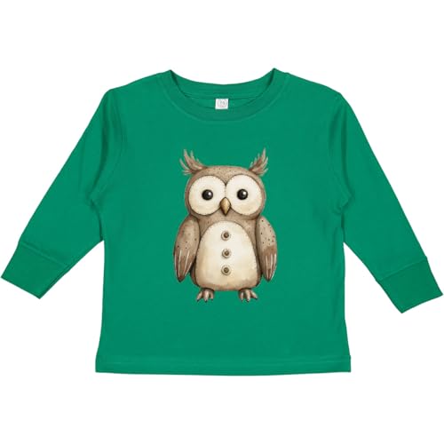 inktastic Owl Toddler Long Sleeve T-Shirt